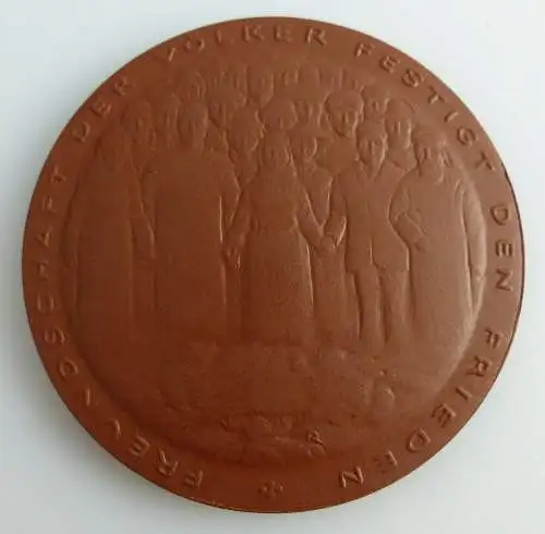 Meissen Medaille: LIGA für Völkerfreundschaft der DDR, Freundschaft d, Orden2649