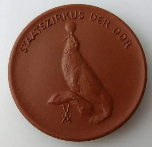 Meissen Medaille: Paul Busch 1850-1927, Staatszirkus der DDR, Orden2647