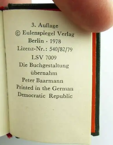 Minibuch : Verflucht und zugenäht Schimpfwörten , Eulenspiegelverlag Berlin/r684