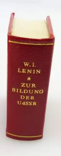 Minibuch : W.I.Lenin Zur Bildung der UdSSR  Dietz Verlag Berlin 1972 /r683