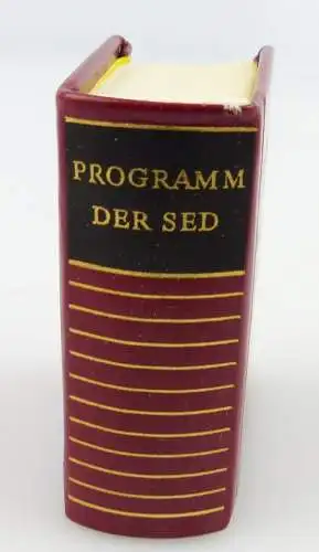 Minibuch : Programm der SED, Dietz Verlag Berlin 1982 /r608