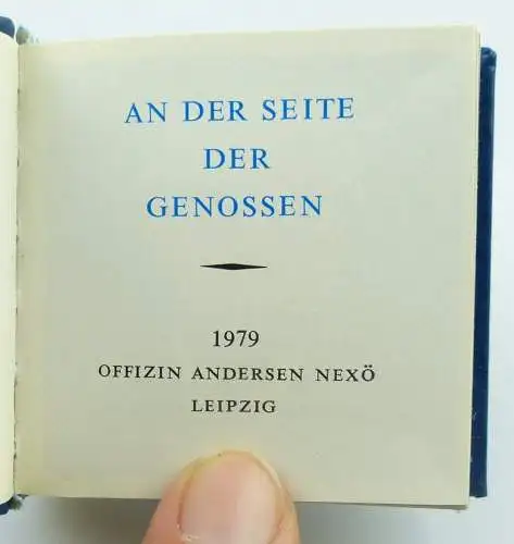 Minibuch : FDJ An der Seite der Genossen,Graphischer Großbetrieb Leipzig79 /r606