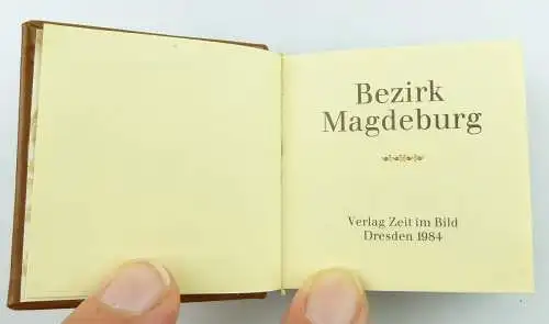 Minibuch : Bezirk Magdeburg, Verlag Zeit im Bild Dresden 1984  /r599