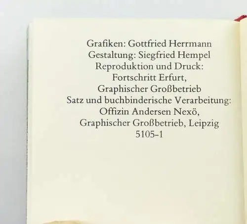 Minibuch : Bezirk Erfurt, Verlag Zeit im Bild Dresden 1986  / r615