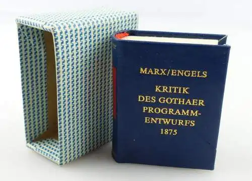 Minibuch: Marx Engels ,Kritik d. Gothaer Programmentwurfs 1975, Berlin 1981/r610