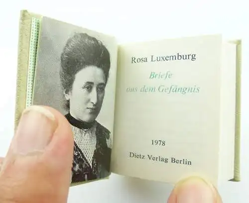 Minibuch : Rosa Luxenburg Briefe aus dem Gefängnis Dietz Verlag Berlin 1978/r625