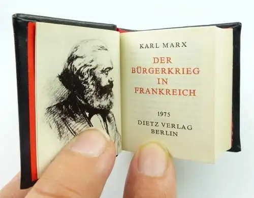 Minibuch : Karl Marx der Bürgerkrieg in Frankreich Dietz Verlag Berlin1975/ r619