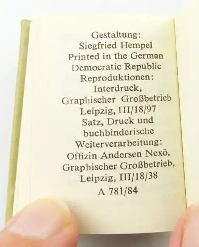 2 Minibücher : Kundschafter Patrioten Graphischer Großbetrieb Leipzig 1984 /r650