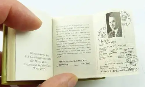 2 Minibücher : Kundschafter Patrioten Graphischer Großbetrieb Leipzig 1984 /r650