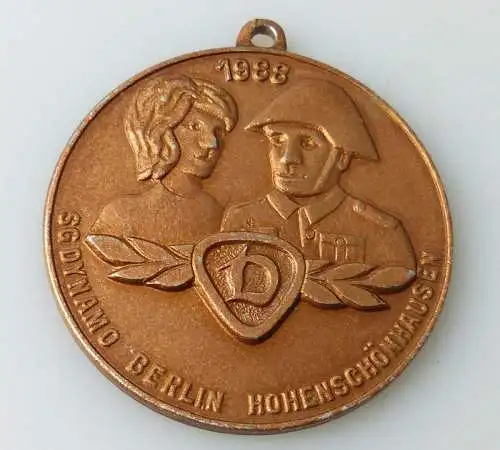 Medaille SV Dynamo XXXV 1988 SG Dynamo Berlin Hohenschönhausen / r470