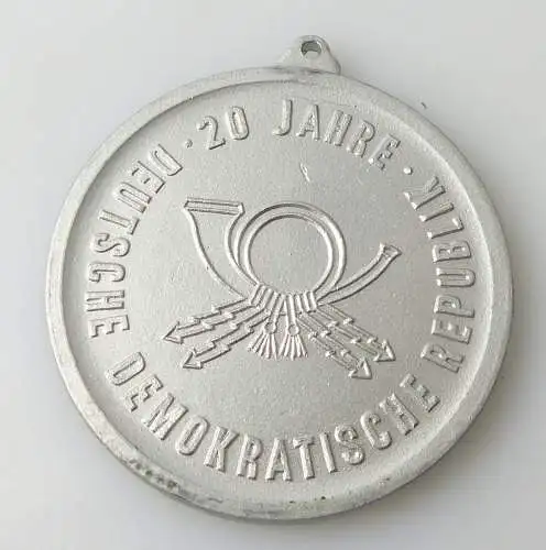 Medaille : 20 Jahre DDR Bezirkssportfest der Deutschen Post 1969   / r475