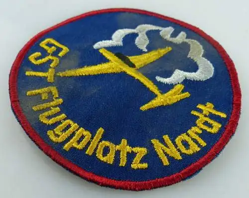 GST Abzeichen GST Flugplatz Nardt, gestickt auf blau GST344