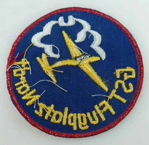 GST Abzeichen GST Flugplatz Nardt, gestickt auf blau GST344