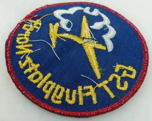 GST Abzeichen GST Flugplatz Nardt, gestickt auf blau GST344