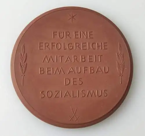 Meissen Medaille : 10 Jahre Demokratisches Berlin 1948 - 1958/ r 252