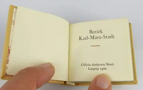 Minibuch Bezirk Karl-Marx-Stadt Verlag Zeit im Bild 1982 r158