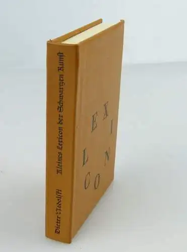 Minibuch :Kleines Lexicon der schwarzen Kunst, Biblogr.Institut Leipzig1985/r142