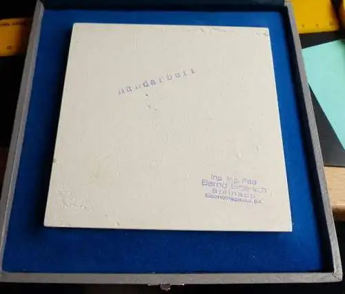 Medaille: Ingenieurhochschule Zwickau 1969-1979, Handarbeit, Orden2187