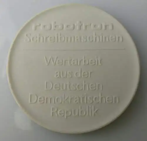 Meissen Medaille Erika 1910-85 robotron Schreibmaschinen Wertarbeit Orden2085