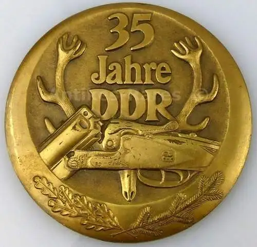 DDR Medaille 35 Jahre Jagdwesen in der DDR (Forst5)