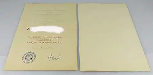 2 Urkunden: Ehrenplakette Vorbereitung & Durchführung AGRA, Erinnung., Orden2000