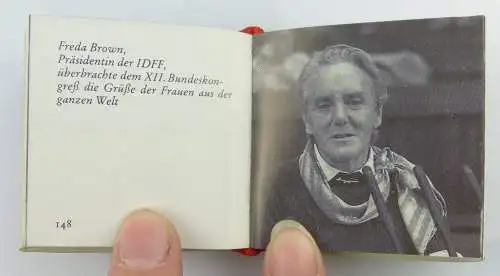 Minibuch: XII. Bundeskongreß des DFD März 1987 Demokratischer Frauenb, Buch1635