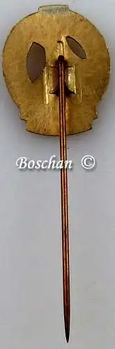 DDR GST Mehrkampfabzeichen Miniaturnadel in Bronze 4. Variante (GST0384d)