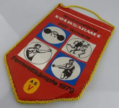 Wimpel: Wochenzeitung Volksarmee ASV Vorwärts Fernwettkämpfe 1979, Orden1930