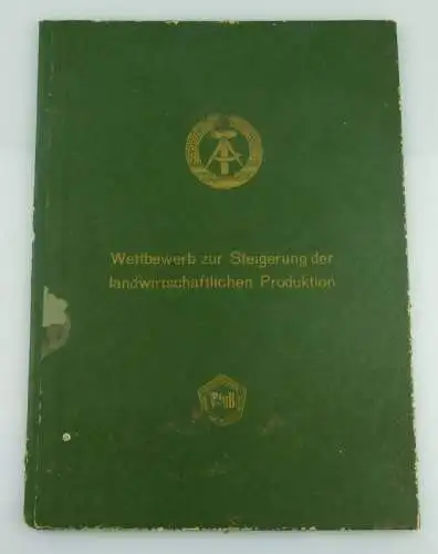 Urkunde Wettbewerb herv. Leistungen landwirtschaftliche Produktion Orden1923