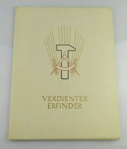 Urkundenmappe: Verdienter Erfinder, Orden1899
