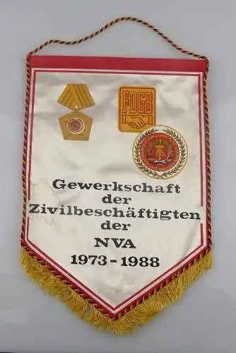 Wimpel: Gewerkschaft der Zivilbeschäftigten der NVA FDGB 1973-88, Orden1875