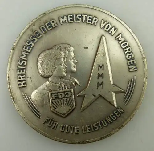 Medaille: FDJ MMM Für gute Leistungen Kreismesse der Meister von Morg, Orden1701