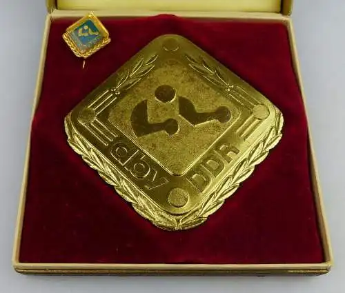 Ehrenplakette Werner Felfe dbv DDR Anstecknadel Deutscher Box Verband Orden1696