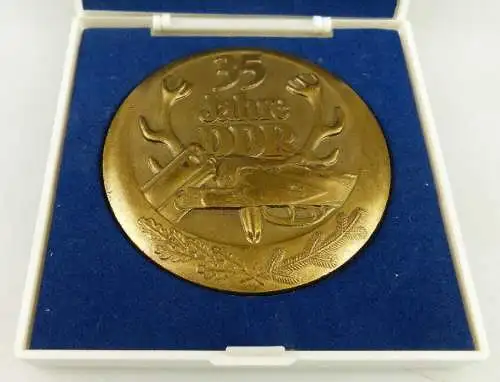 Medaille: 35 Jahre DDR, Jagd, bronzefarben, Orden1521