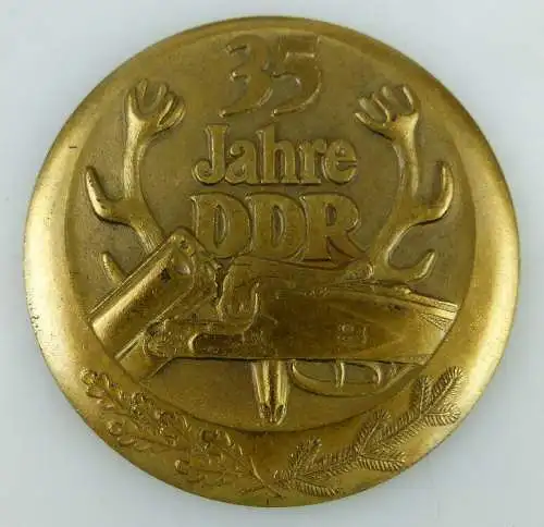 Medaille: 35 Jahre DDR, Jagd, bronzefarben, Orden1521