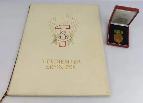 Orden1112 Verdienter Erfinder 1951 verliehen mit Urkunde, vgl. Band I Nr. 55c