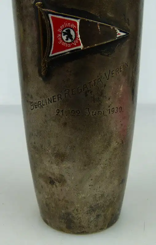 alter Becher in 800 (Ag) Silber 86g, Berliner Regatta Verein 1930, norb818 2