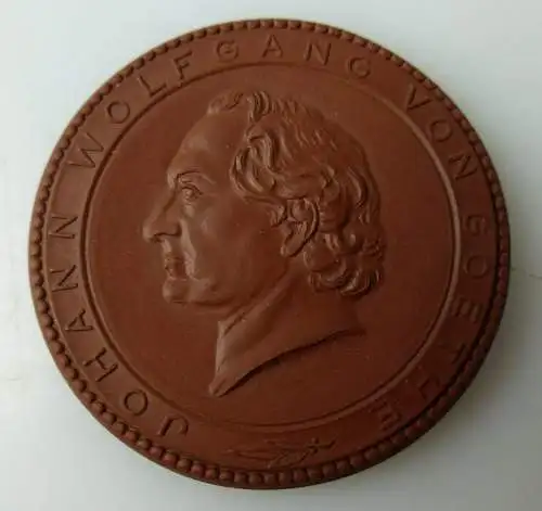 Meissen Medaille Goethe Wohnhaus Weimar, Johann Wolfgang Goethe Orden1426