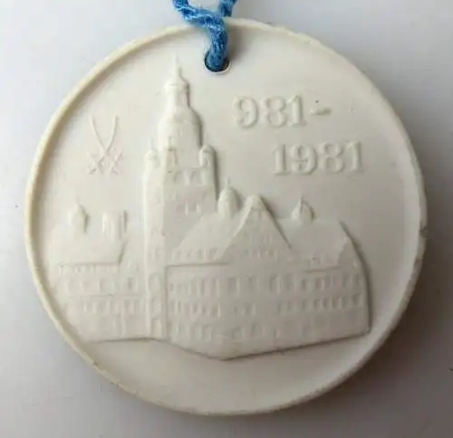 Meissen Medaille: Döbeln Wappen, Orden1417