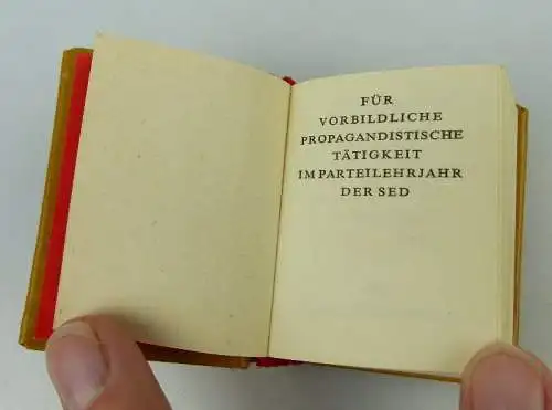 Minibuch: Kritik des Gothaer Programmentwurfs 1875 überreicht 4. Auflage bu0991