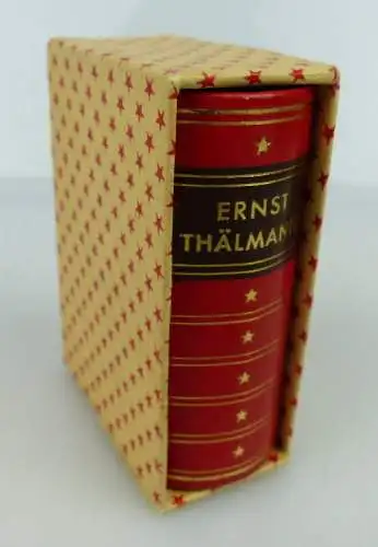 Minibuch: Jugendbildnis Ernst Thälmanns Johannes R. Becher bu0990