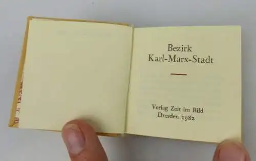 Minibuch: Bezirk Karl - Marx - Stadt Verlag Zeit im Bild bu0987