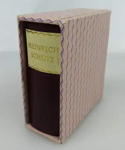 Minibuch Heinrich Schütz biographische Dokumente und Briefe bu0985