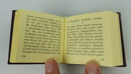 Minibuch Heinrich Schütz biographische Dokumente und Briefe bu0985