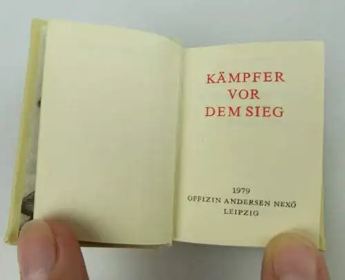 Minibuch Kämpfer vor dem Sieg Offizin Andersen Nexö 2er Kassette bu0979