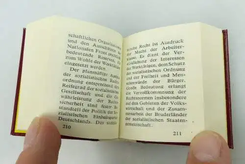 Minibuch Programm der sozialistischen Einheitspartei Deutschlands bu0975