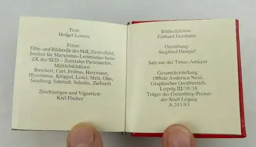 Minibuch: Die Kampfgruppen der Arbeitergruppen der Arbeiterklasse der DDR bu0974