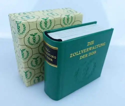 Minibuch Die Zollverwaltung der DDR Offizin Andersen Nexö Leipzig bu0960