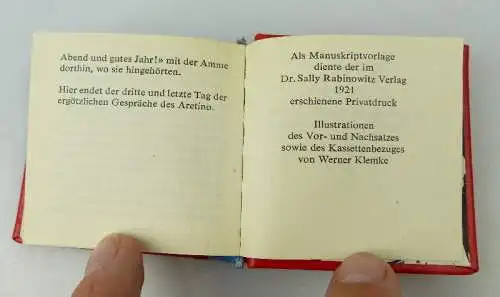 Minibuch: 6er Kassette Die Gespräche des Pietro Aretino bu0949