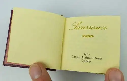 Minibuch: Sanssouci 1980 Offizin Andersen Nexö bu0926